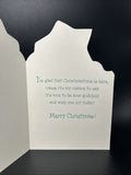 Merry Christmas Godparents Greeting Card w/Envelope