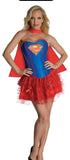 Supergirl Sexy Corset Dress Costume Adult Size Small0