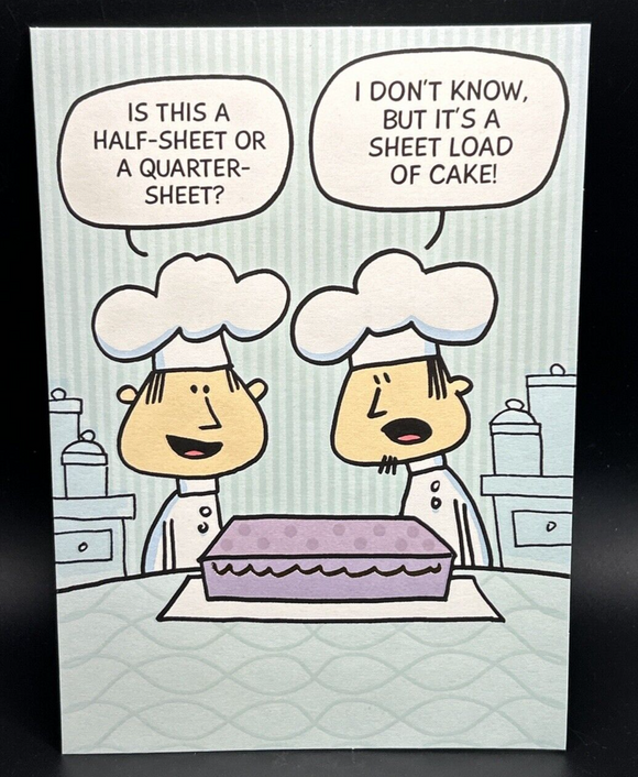Funny Birthday Greeting Card w/Envelope