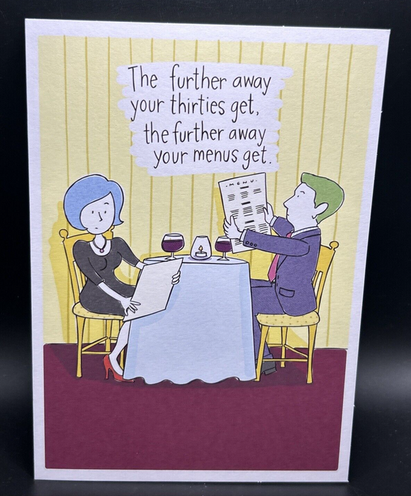 Humor Happy Birthday Greeting Card w/Envelope