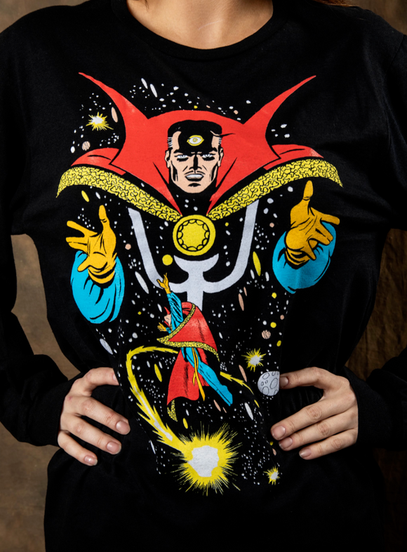 Marvel Universe Doctor Strange 3 Eye Long Sleeve T-Shirt Large Loot Crate