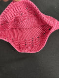 Baby Bubblegum Pink Crochet Beanie Big Dreamz3