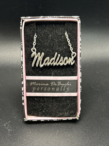Marina DeBuchi "Madison" Necklace Silver Plated 15 +3 extender NEW