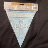 Religious Blue 12ft Banner