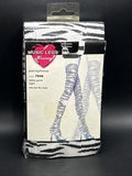 Music Legs 7046 Zebra Print Tights OSFM