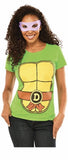 TMNT Teenage Mutant Ninja Turtles Green Donatello T-Shirt Costume Sz Large 14-160