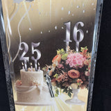 Forum Novelties Mirror Acrylic Cake Topper - Silver 5