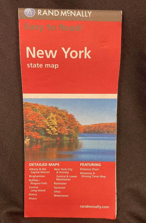 Easy to Read: New York State Map