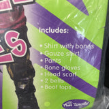 Child Small 4-6  Buccaneer Bones Skeleton Pirate Costume