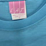 LAT Junior Tshirt Size Medium Turquoise 35162
