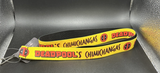 Marvel Deadpool's Chimichangas LANYARD Black & Yellow Stretch  BuckleDown DP0661