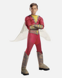 Boy's Shazam Superhero Suit Deluxe Costume Medium 8-100