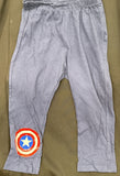 Captain America Graphic Kids Pajama Long Sleeve Pants Set Size 4