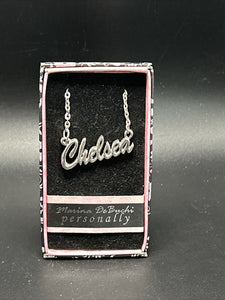 Marina DeBuchi "Chelsea" Necklace Silver Plated 15 +3 extender NEW