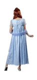 Regency Blue Lace Costume Dress for Adults Medium 10-141