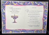Happy Hanukkah Uncle Greeting Card w/Envelope