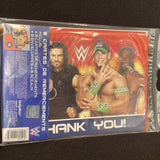 WWE WRESTLING Thank You Cards(8) ~ Birthday Party Supplies Stationery John Cena