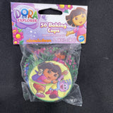 NEW! Wilton **DORA w/BOOTS BAKING CUPS** 50 ct