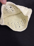 Baby Cream Crochet Beanie Big Dreamz3