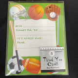 Amscan Thank You Card Game Day 8Ct