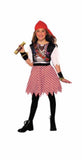 Pirate Girl Child Buccaneer Cutie Halloween Costume Small 4-60