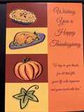 Happy Thanksgiving Greeting Card w/Envelope