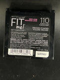 Maybelline Fit Me Set+Smooth Pressed Powder #110 Porcelain 0.3 oz NEW