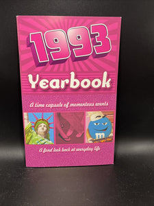 1993 Yearbook, A Time Capsule Of Momentous Events w/Envelope