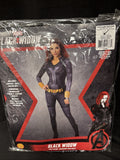 DELUXE BLACK WIDOW ADULT WOMENS SUPERHERO MARVEL COSTUME Medium 10-142