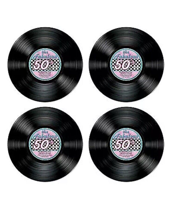 50's Record Cutouts Decorations