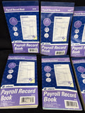 8 Ct Adams Employee Payroll Record Book, 4.19 x 7.19 Inches, White White/Canary1