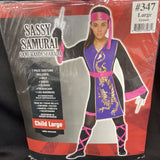 Sassy Samurai Child Costume  Size Large 12-14