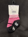 Tic Tac Toe Baby Mary Jane Sock Age 6-12 Mos Pink Stripe