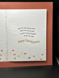 Happy Thanksgiving Godson Greeting Card w/Envelope