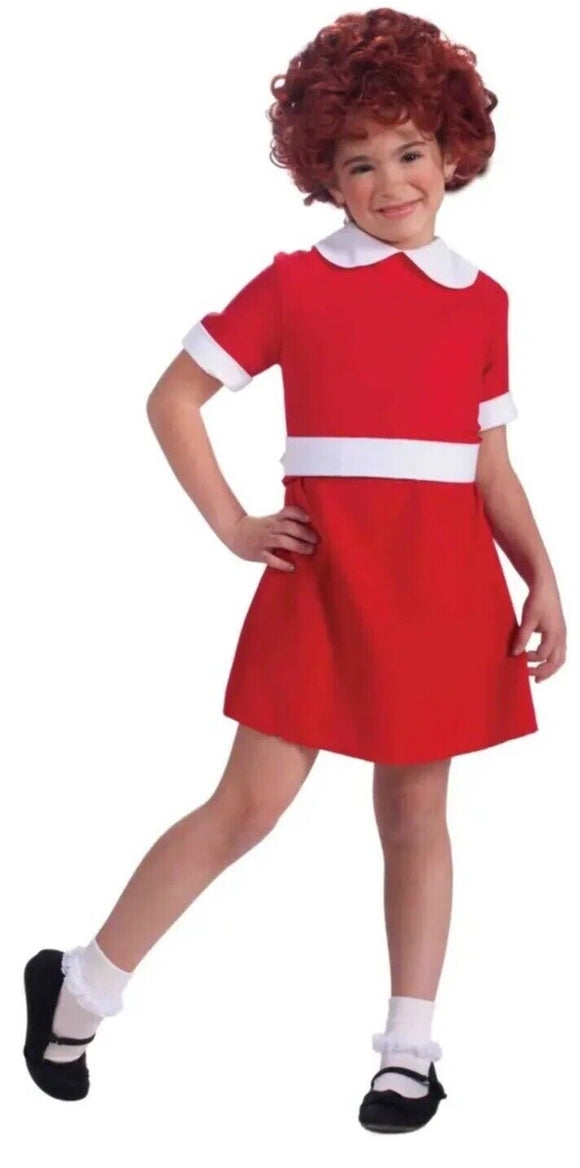 Child Annie Costume Size Small 4-6