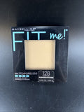 Maybelline FIT ME MATTE + PORELESS Powder Foundation ~ 128 WARM NUDE ~ 0.29 oz