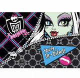 Pack of 8 Monster High Birthday Party Post Card Invitation