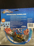 SKYLANDERS HANGING SWIRL DECORATIONS (12) ~ Birthday Party Supplies Foil Ceiling