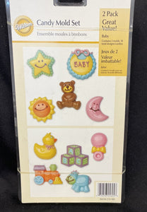 Wilton 10-Cavity Candy Mold Baby 10-Designs 2115-1605