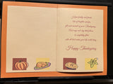 Happy Thanksgiving Greeting Card w/Envelope