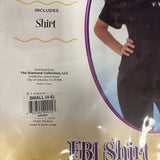 Halloween FBI Women Small 4-6 Shirt2