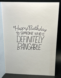 Birthday Greeting Card (Adult Humor) w/Envelope