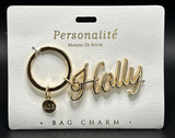 Personalite Marina De Buchi Personalized Bag Charm Holly