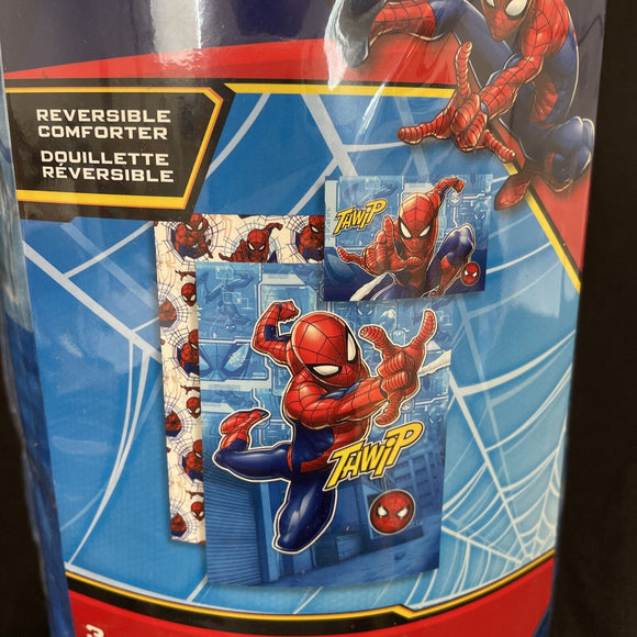 Marvel Spiderman 3 Piece Toddler Bedding Set