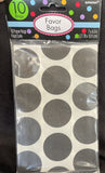 Black Polka Dot Favor Bags 10Ct 7x4.5”