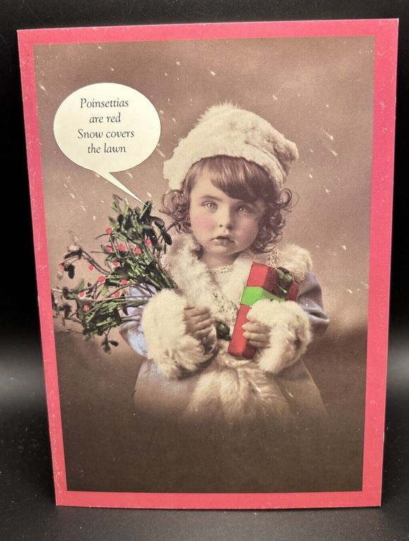 Merry Christmas Greeting Card w/Envelope