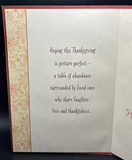 For All of You Thanksgiving Greeting Card w/Envelope