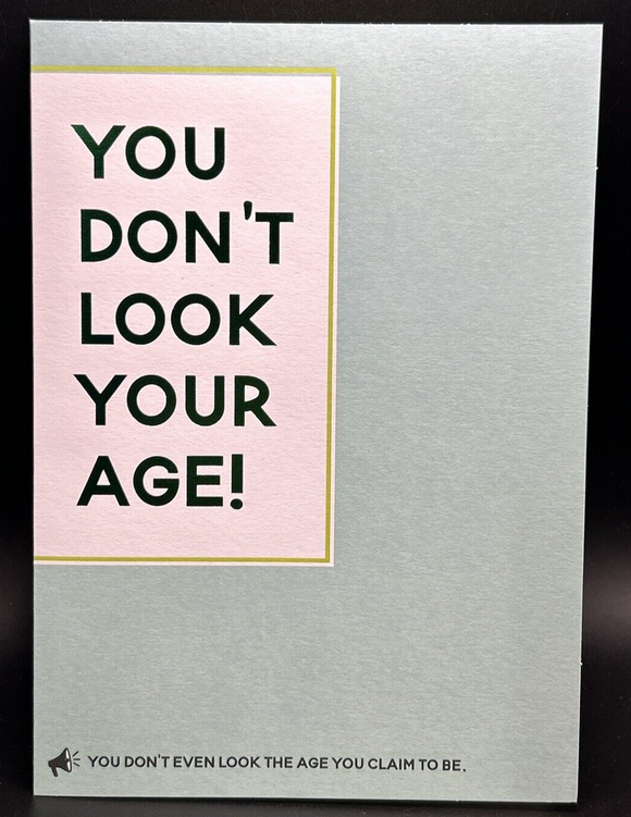 Birthday (Blank Inside) Greeting Card w/Envelope