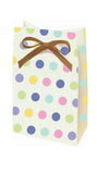 Baby Shower Bags Favor Bags Boxes Multi Color Polka Dot Birthday Party Supply 12