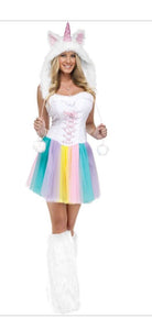 Women Unicorn Adult Costume, Small & Medium 2-8